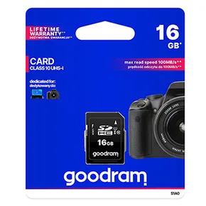 Goodram 16GB, SDHC, S1A0-0160R11, UHS-I U1 (Class 10)